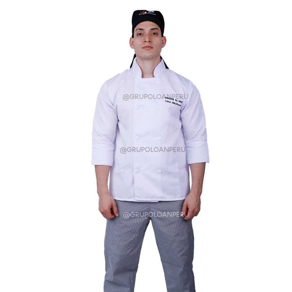 Uniforme para Chef Completo | Camisón, Pantalón y Gorro Giribaldi